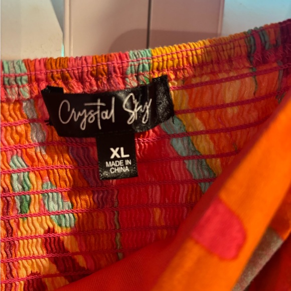 Crystal Sky Colorful Striped Dress - Picture 3 of 3